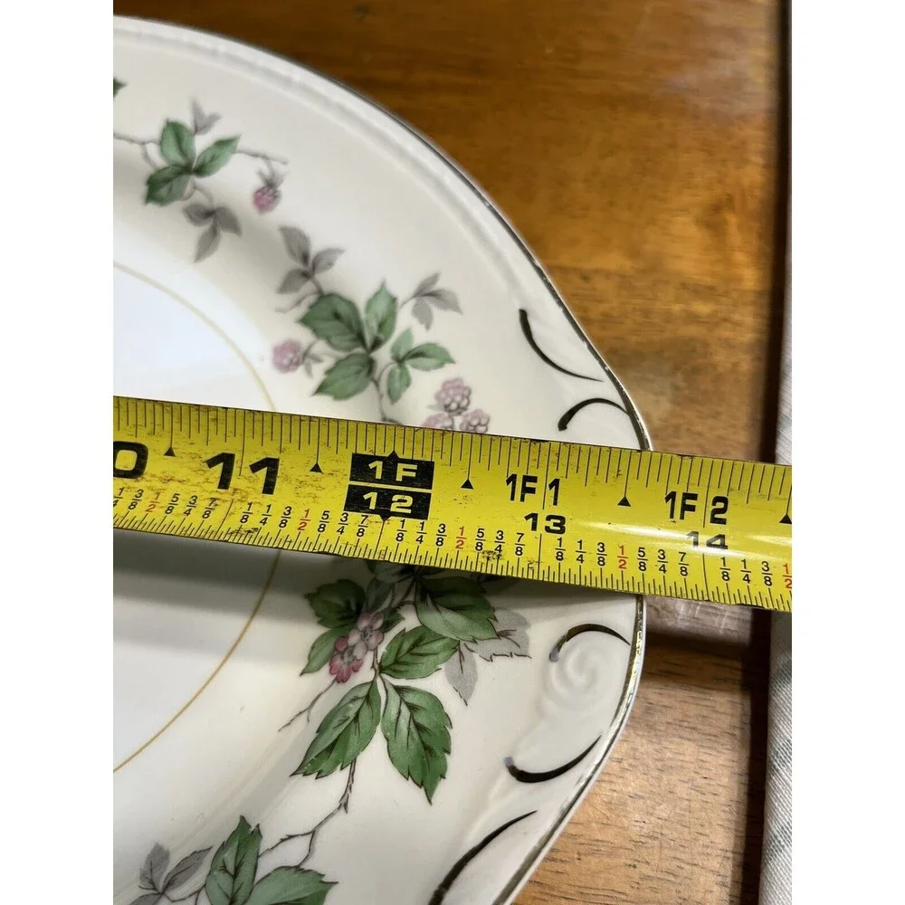Vintage Homer Laughlin Eggshell Georgian Floral 14” Serving Plate Platter